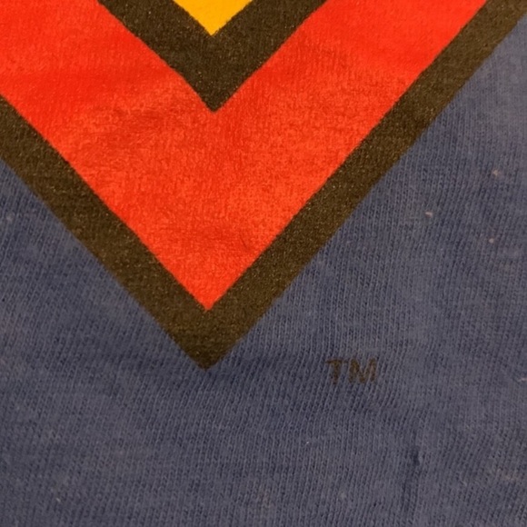 Superman/woman Blue Short Sleeve Tee - size S - Picture 3 of 12